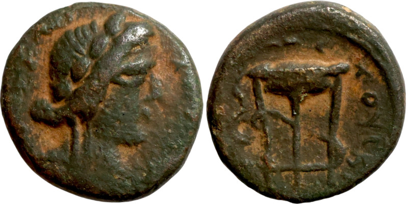 Greek (3rd-1st century BC). AE / 11mm 1,93g

Artificial sand patina