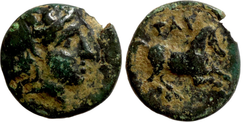 TROAS. Gargara. Ca 4th century BC. AE bronze. Obv.: laureate head of Apollo to r...