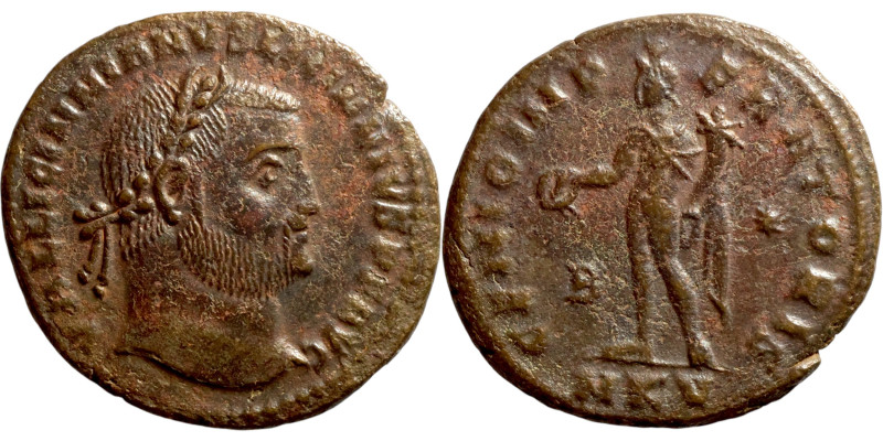 Licinius I (309-311 AD). Cyzicus mint. Ae follis. Obv.: VAL LICINIVS P F AVG Lau...