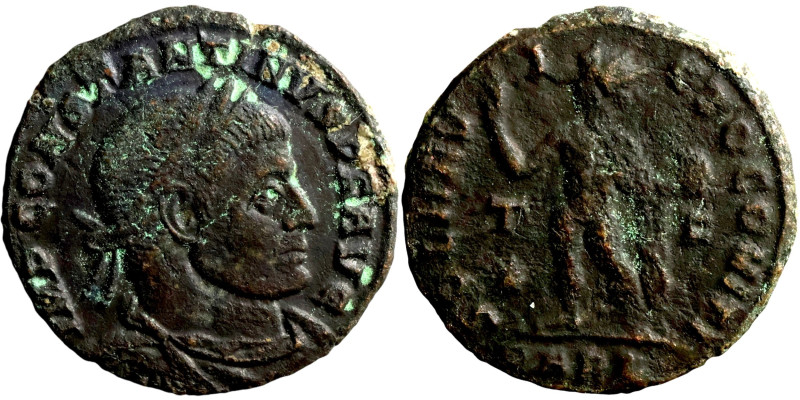 Constantinus I (307-337 AD). Antioch mint ?. Follis. Obv: CONSTANTINVS AVG. laur...