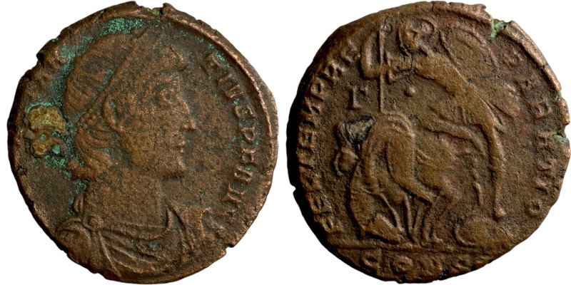 Constantius II (ca. 351-354 AD). Constantinople mint. AE follis. Obv.: D N CONST...