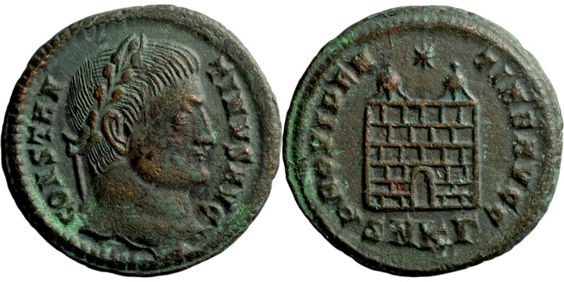 Constantine I, The Great (307 - 337 AD). Cyzicus mint. AE follis. Obv.: CONSTANT...