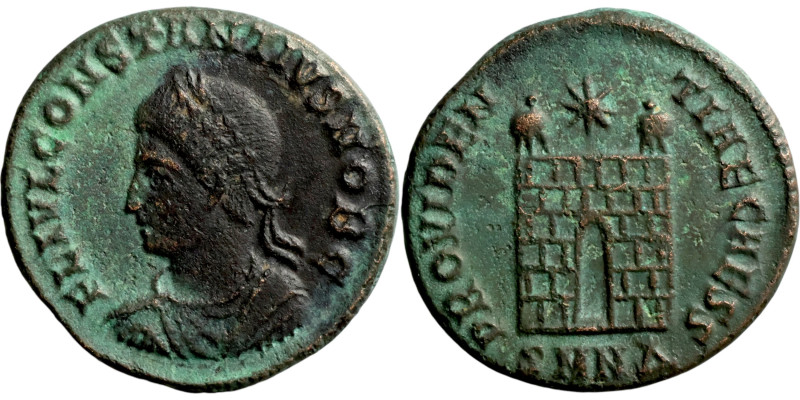 Constantius II as caesar (337 - 347 AD). Nicomedia mint. AE Follis. Obv.: FL IVL...