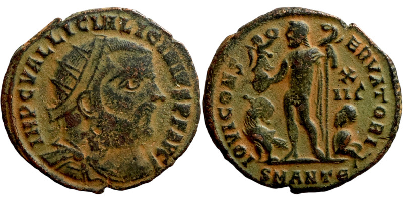 Licinius I (308-324 AD). Antioch mint (321-323 AD). AE Follis. Obv: IMP C VAL LI...