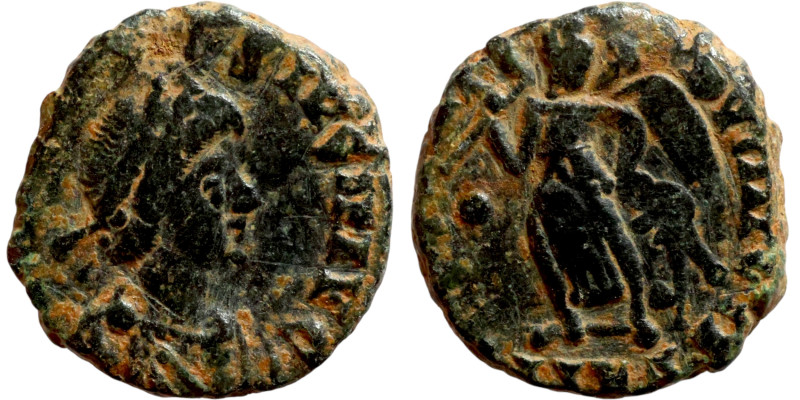 Uncertain ruler (4th-5th century AD). AE follis. / 10mm 0,92g