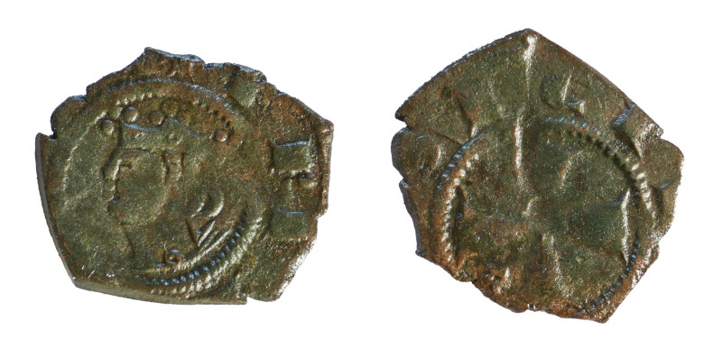 Federico III D'Aragona (1296-1337). Messina. Denaro MI gr. 0,73. Spahr, 40; DBS ...