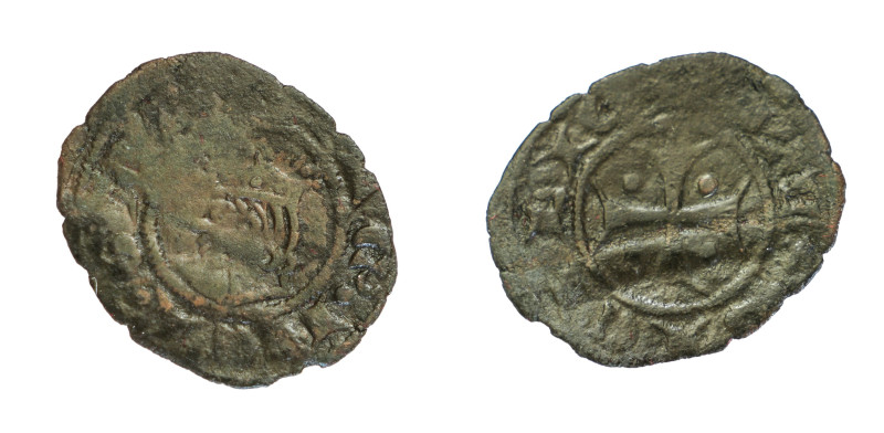 Federico III D'Aragona (1296-1337). Messina. Denaro MI gr. 0,65. Spahr, 46; DBS ...