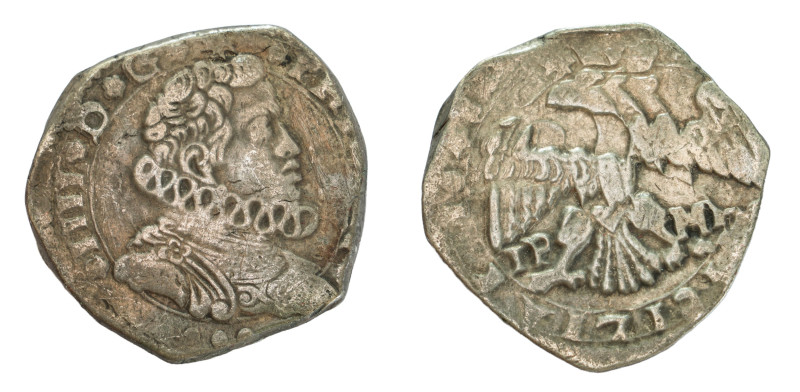 Filippo IV di Spagna (1621-1665). 1648. Messina. 4 tarì Ag gr.10,18. Spahr, 22; ...