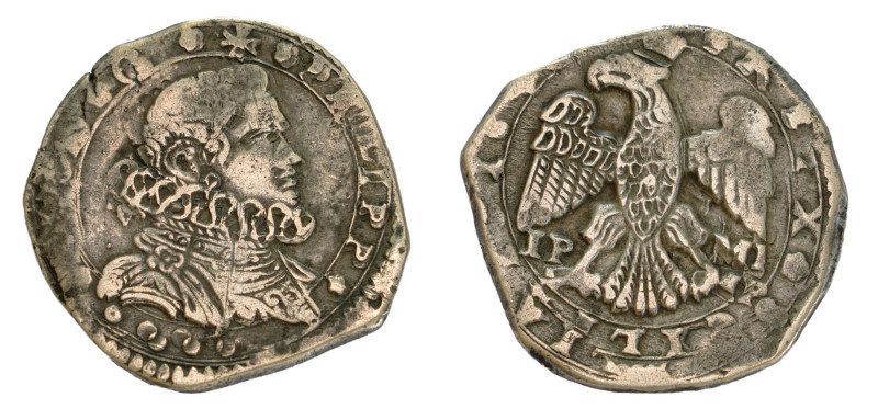 Filippo IV di Spagna (1621-1665) . 1648. Messina. 4 tarì Ag gr.10,44. Spahr, 22 ...