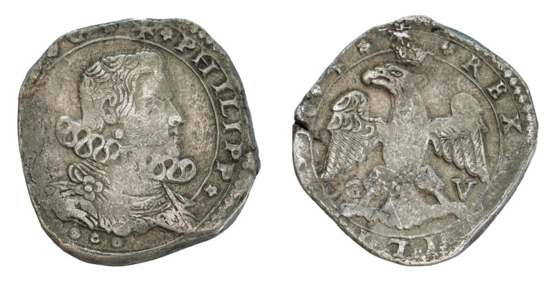 Filippo IV di Spagna (1621-1665). 1664. Messina. 4 tarì Ag gr.10,21. Spahr, 42; ...