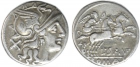 Romanas - República - L. Saufeius - Denário

Denário, 152 a.C., X/L SAVF, RCV 83, RSC Saufeia 1, 3,76g, MBC