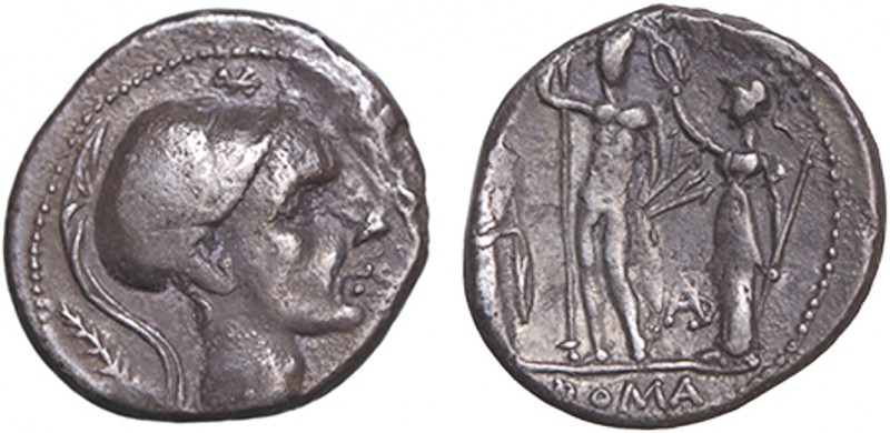Roman - Republic - Denarius

Denarius, 112/111 BC, Cn. Cornelius Blasio Cn.f.,...