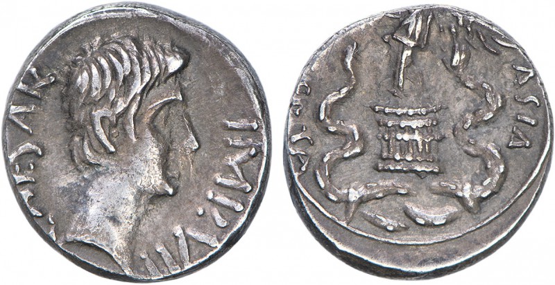 Romanas - Octaviano (63 a.C.-14 d.C.) - Quinário

Quinário, CAESAR IMP VII/ASI...
