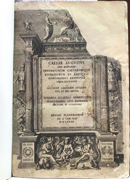 Livro - século XVI (1574),

caesar avGvstvs sive Historiae imPeratorvm... Hv B...