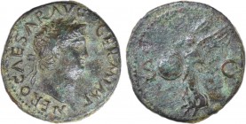Romanas - Nero (54-68) - Asse

Asse, NERO CAESAR AVG GERM IMP/S C, RCV 1976, RIC 312 (Roma, 65), 9,10g, MBC/BC