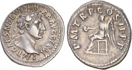 Romanas - Trajano (98-117) - Denário

Denário, P M TR P COS II P P, RCV 3143, RIC 9, RSC 203 (Roma, 99), 3,41g, MBC+