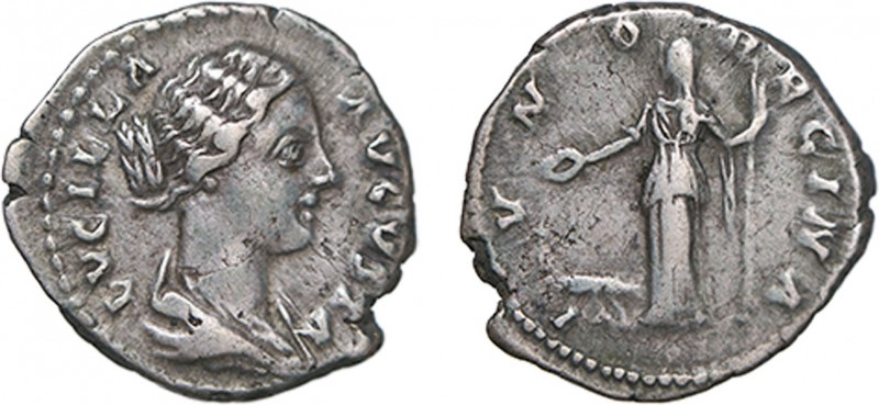 Roman - Lucilla - Denarius

Denarius, IVNO REGINA, RCV 5487, RIC 772, RSC 41 (...
