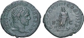 Romanas - Caracala (198-217) - Dupôndio

Dupôndio, P M TR P XVIII COS IIII P P S C, RCV 6968.tipo, RIC 553a (Roma, 215), 13,97g, MBC+