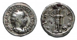 Roman - Gordian III (238-244) - Antoninianus

Antoninianus, Silver, VIRTVS AVG, RIC 39, RSC 383 (240 AD), 4.80g, Very Good/Good