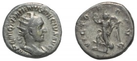 Roman - Trajan Decius (249-251) - Antoninianus

Antoninianus, Silver, VICTORIA AVG, RCV 9387, RIC 29c, RSC 113a (Rome, 250), 3.42g, Very Good