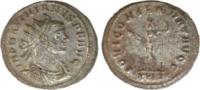 Romanas - Maximiano (286-305) - Antoniniano

Antoniniano, Bolhão, IOVI CONSERVAT AVGG/XXI(..), RCV 13143, RIC V 506 (Roma, 286-293), 3,36g, BC+