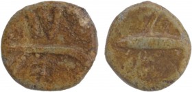Hispano-Romanas - Balsa - Sextante

Sextante, até 50 a.C., Luz de Tavira, BALS, G.03.01, Burgos.falta, 2,63g, BC