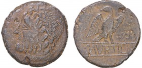 Hispano-Romanas - Murtilis - Asse

Asse, entre 120 e 50 a.C., Mértola, MVRTILI, G.14.01, Burgos 1763, 10,19g, MBC