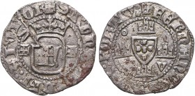 D. Fernando I - Grave

Grave, -V, Valença, anelete no quadrante superior esquerdo, "V" no quadrante inferior direito, moeda reproduzida no catálogo ...
