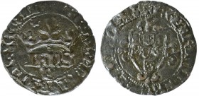 D. João I - Meio Real Cruzado

Meio Real Cruzado, P, Porto, florão à esquerda por cima da coroa, G.35.02, 1,88g, MBC