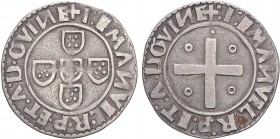 D. Manuel I - Meio Tostão

Meio Tostão, Lisboa, G.40.05, 3,79g, MBC