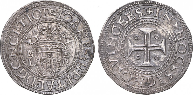 D. João III - Tostão

Tostão, L-R (florões sobre "L" e "R"), Lisboa, 2.º tipo,...