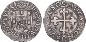 D. João III - Tostão

Tostão, o-o, Porto, 3.º tipo, G.144.06, 8,49g, MBC