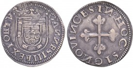 D. João III - Meio Tostão

Meio Tostão, Lisboa, 2.º tipo, ligeiro ressalto, G.87.03, 4,11g, MBC-/MBC