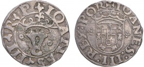 D. João III - Vintém

Vintém, o-o, Lisboa, G.38.03, 1,75g, MBC