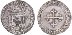 D. Sebastião I - Tostão

Tostão, P-o, Porto, 1.º tipo, G.42.02, 8,62g, MBC+