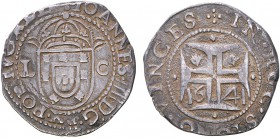 D. João IV - Tostão 1641

Tostão 1641, L-C, Lisboa, IOANNES IIII DG REX PORTVGALIE/IN.HOC.SIGNO.VINCES, Extremamente Rara, G.57.01, 6,41g, lindo MBC...