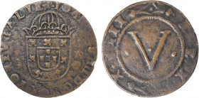 D. João IV - V Réis

V Réis, anverso do Cruzado, G.07.03, 14,80g, BC+
