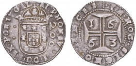 D. Afonso VI - Meio Cruzado 1663

Meio Cruzado 1663, G.28.02, 8,56g, MBC