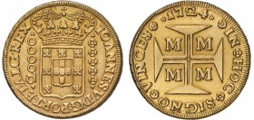 Portugal - D. João V (1706-1750)

Gold - Dobrão 1724 M, G.106.01, JS J5.3, AI.O248, Almost Extremely Fine