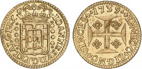 D. João V - Quartinho 1739

Ouro - Quartinho 1739, G.88.23, JS J5.323, BELA