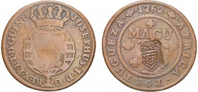 Angola - D. Maria II - Carimbo sobre Macuta 1762

Carimbo "Escudete Coroado" sobre Macuta 1762, de D. José I (G.08.01), G.05.01, MBC