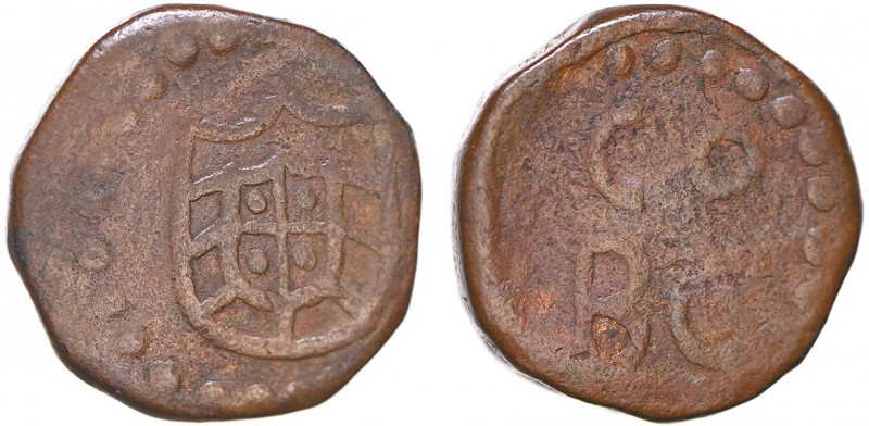 Índia - D. João III - 4 Bazarucos

4 Bazarucos, Cochim, G.13.02, FV J3.30, 18,...