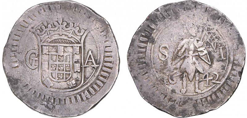 Índia - D. João IV - Xerafim 1642

Xerafim 1642, G-A, Goa, Rara, G.25.02, FV J...