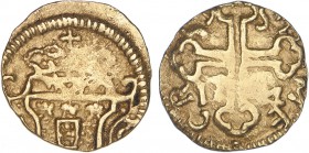 Índia - D. José I - S. Tomé de 4 Xerafins 1764

Ouro - S. Tomé de 4 Xerafins 17(6)4, Goa, Rara, G.59.02, FV Jo.08, KM.144, 1,61g, MBC