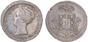 Índia - D. Maria II - Pardau 1851

Pardau 1851, Goa, Rara, G.20.01, FV M2.37, KM.276, 5,42g, lindo MBC
