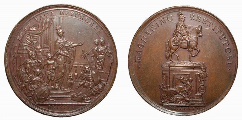 Medalha | Com.va da inauguração da estátua equestre de D. José I

Cobre 1775 C...