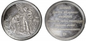 Medalha Dedicada ao Príncipe Regente

Prata 1799 Lamas nº 79 - Ded,da pela Cidade do Porto ao Príncipe Regente. João de Figueiredo. 55mm. 66gr Rara ...