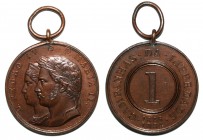 Medalha | D. Pedro e D. Maria

Medalha de D. Pedro e D. Maria (comemorativa da Guerra Civil de 1826-1834) na versão “Campanhas da Liberdade”; revers...