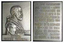 Medalha - Doutor Gomes Teixeira

Prata 1948 Célebre Matemático Sábio Mestre (… Faleceu no Porto a 18-2-1933. Raul Xavier. 58x78mm 203,12g Rara BELA...