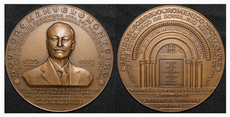 Medalha Doutor Manuel Monteiro 1879-1952

Bronze 1955 Estudos sobre Romanico P...